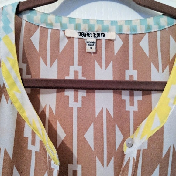 Plus Size Aztec Blouse - Picture 2 of 4